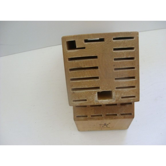 JA Henckels International Wood Knife Block Holder 21 Slots Block Only - Picture 2 of 3
